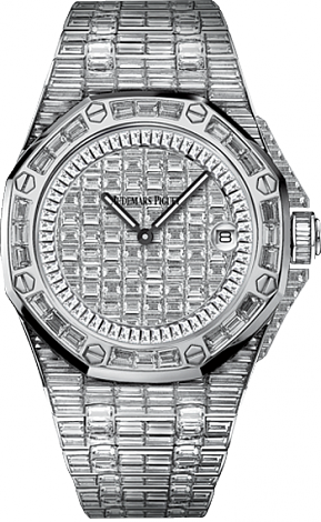 Review 67543BC.ZZ.9185BC.01 Fake Audemars Piguet Ladies Royal Oak Offshore Quartz 37 mm watch - Click Image to Close